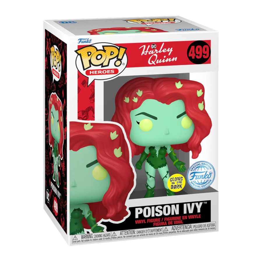 Harley Quinn: Animated - Poison Ivy (Plant Suit) US Exclusive Glow Pop