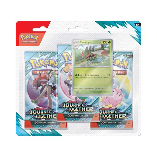 POKEMON TCG - Scarlet & Violet 9 Journey Together Three Booster Blister