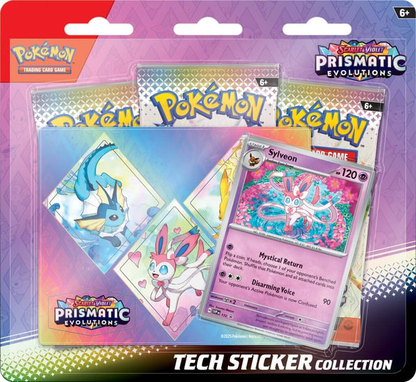 POKEMON TCG - Scarlet &amp; Violet 8.5 Prismatic Evolutions Tech Sticker Collection
