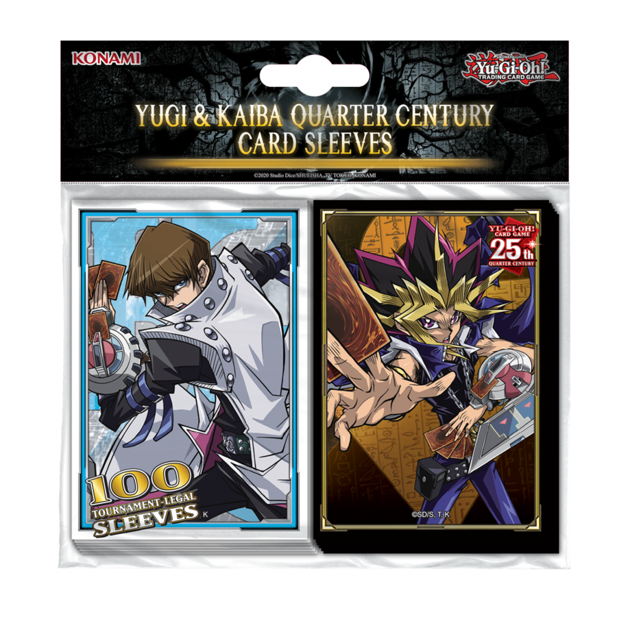 YuGiOh! Yugi & Kaiba Quarter Century Card Sleeves