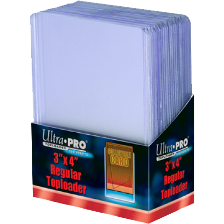 Ultra Pro - 3" x 4" Regular Top Loader Clear (Display of 25)