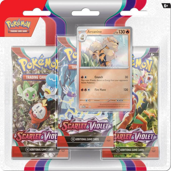 Pokemon TCG - Scarlet & Violet 1 Three-Booster Blister